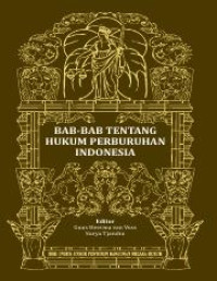 Image of Bab-Bab Tentang Hukum Perburuhan Indonesia