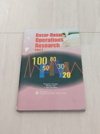 Image of Dasar-Dasar Operations Research