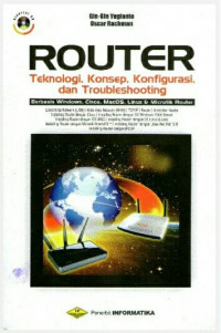 Image of Router Teknologi, Konsep, Konfigurasi, dan Troubleshooting