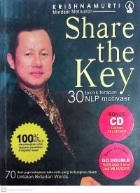 Image of Share The Key : 30 Teknik Terapan NLP Motivasi